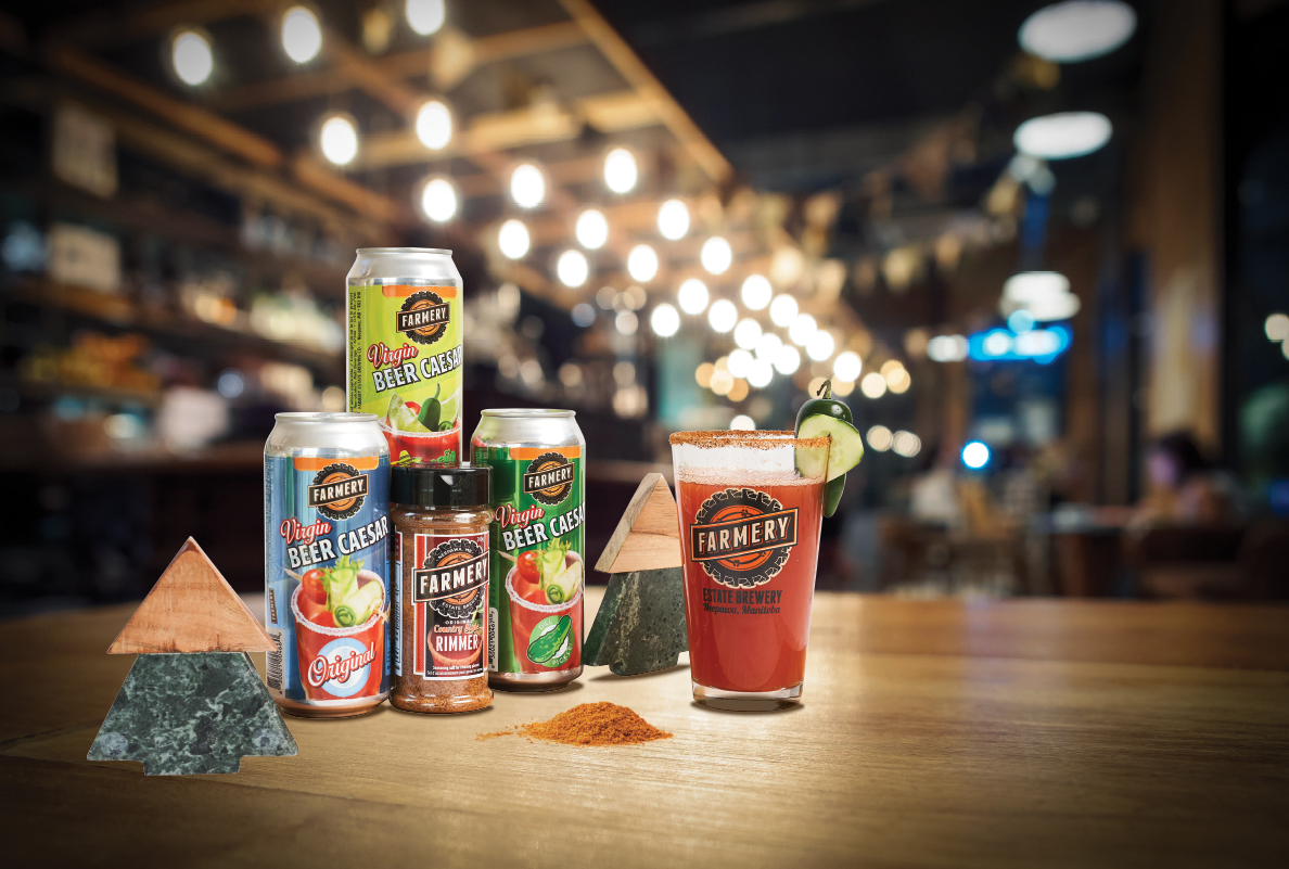 Iconic Caesar tastes…down to the rim!